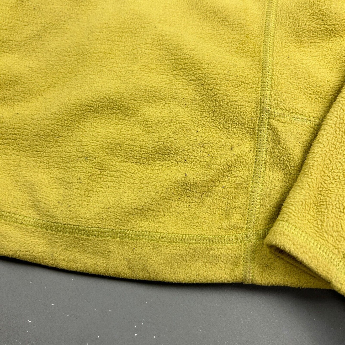 VINTAGE Patagonia Yellow Full Zip Tech R Fleece Sweater sz Small Womens