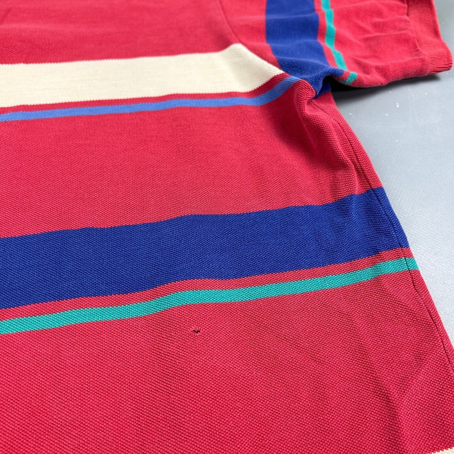 VINTAGE 90s Ralph Lauren Striped Polo Shirt sz XL Adult