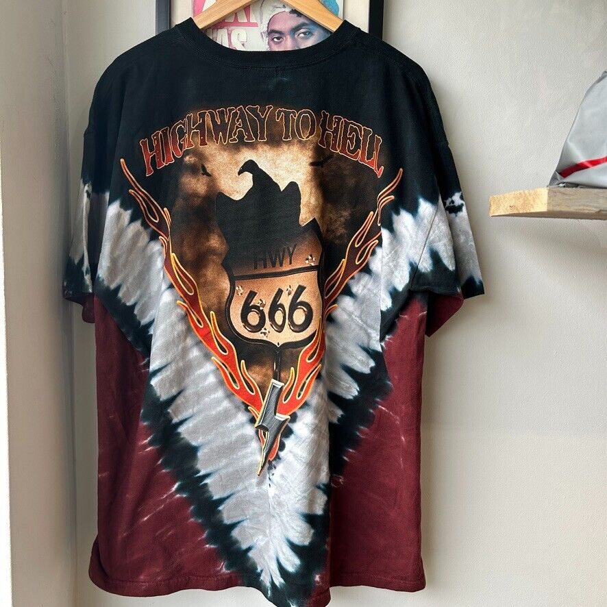 VINTAGE | ACDC Highway To Hell Liquid Blue Band T-Shirt NWT sz XL