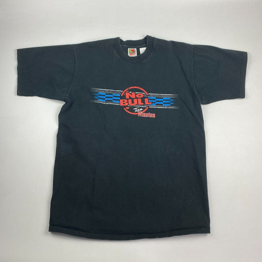 VINTAGE 1998 No Bull Racing Winston Cup Black T-Shirt sz XL Men