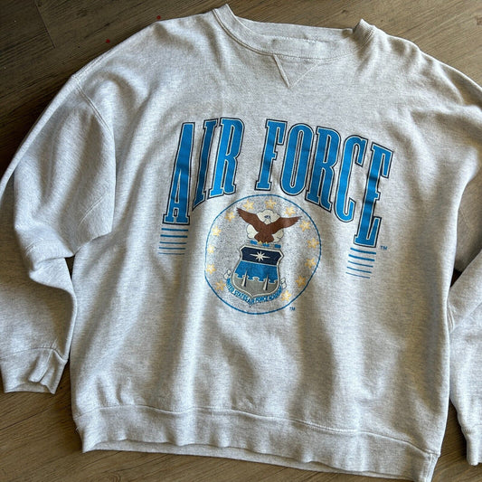 VINTAGE 90s | U.S Air Force Academy Crew Sweater sz XL