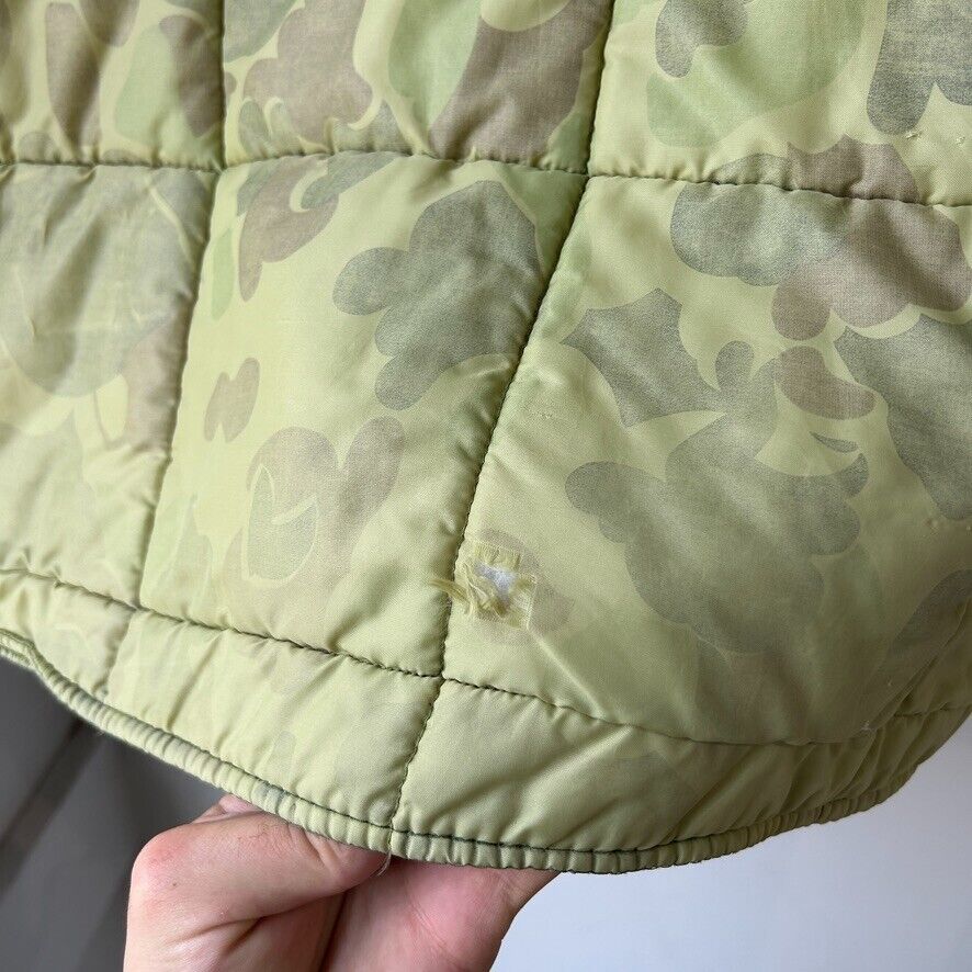 VINTAGE 70s/80s | Zero Wear Faded Camo Hunting Vest Jacket sz L