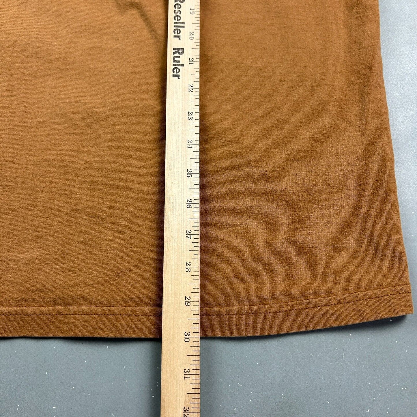 CARHARTT Logo Brown Pocket T-Shirt sz L Adult