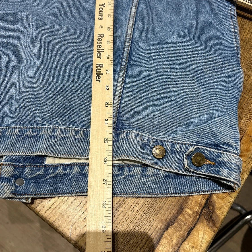 VINTAGE | Armani Jeans Denim Trucker Jacket sz L