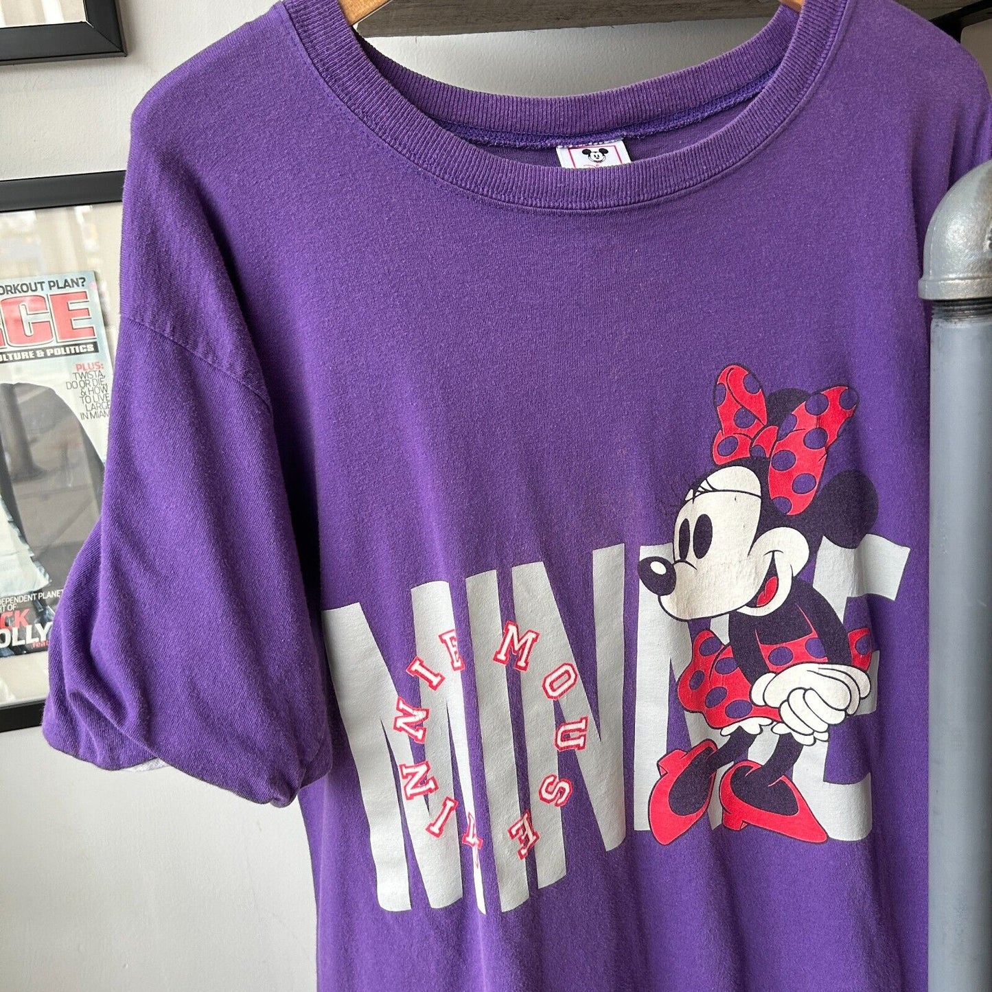 VINTAGE 90s | Minnie Mouse Cartoon Disney T-Shirt sz M/L Adult