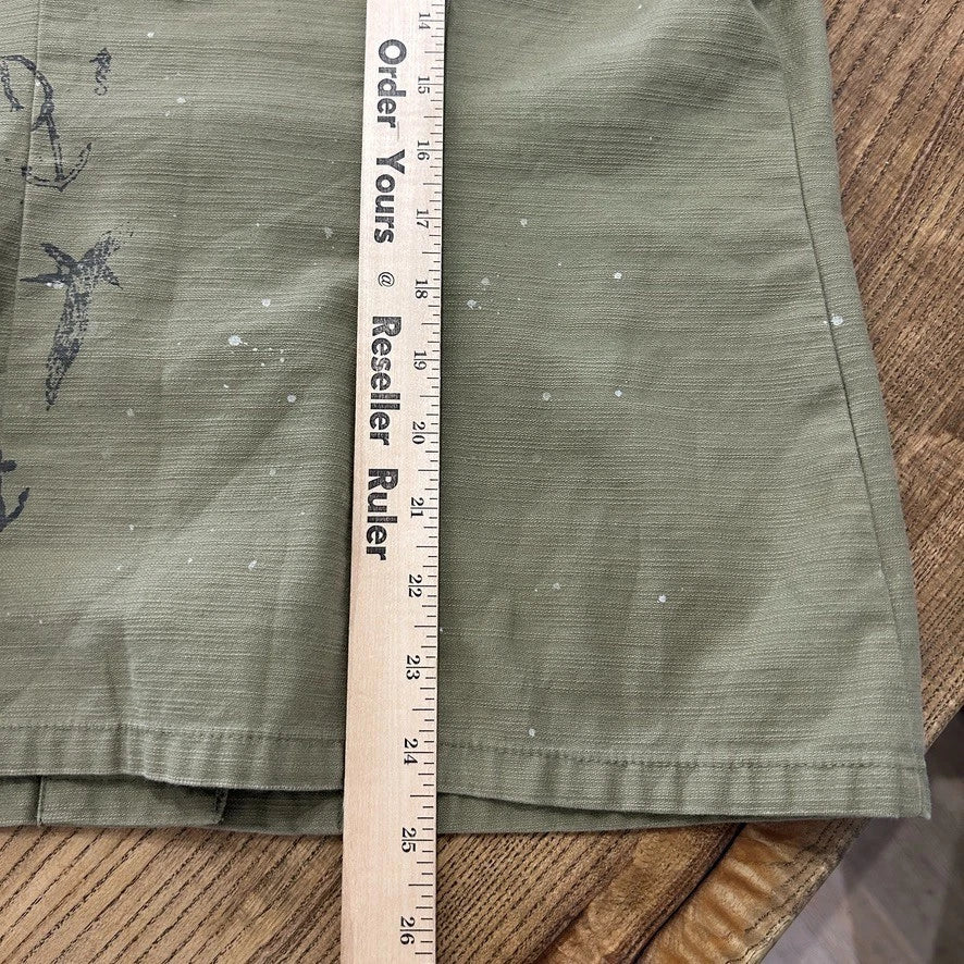Vintage Y2k | Denim & Supply Ralph Lauren OG 107 Military Field Jacket sz S