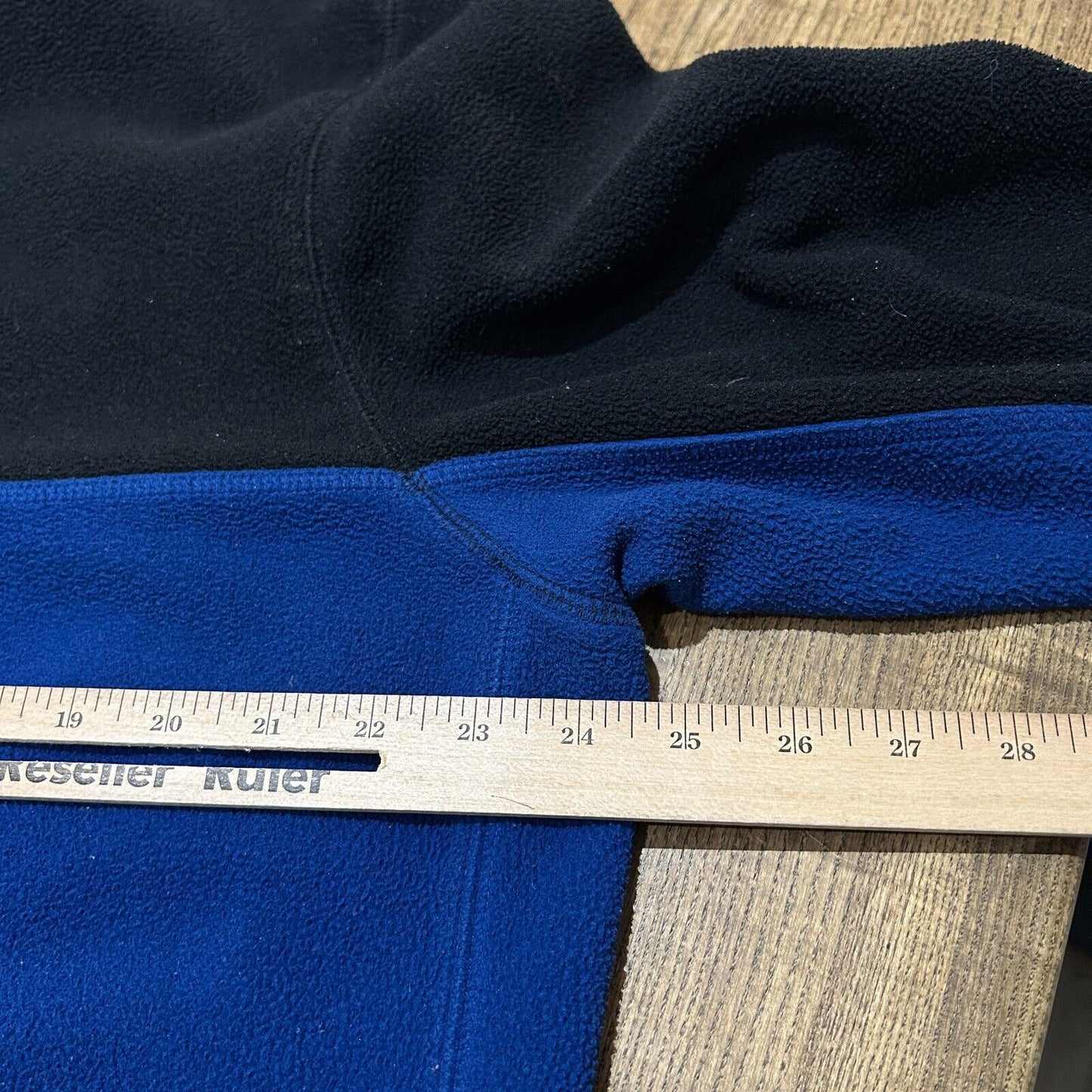 VINTAGE | GAP 1/4 Zip Collard Color Block Fleece Sweater sz XL