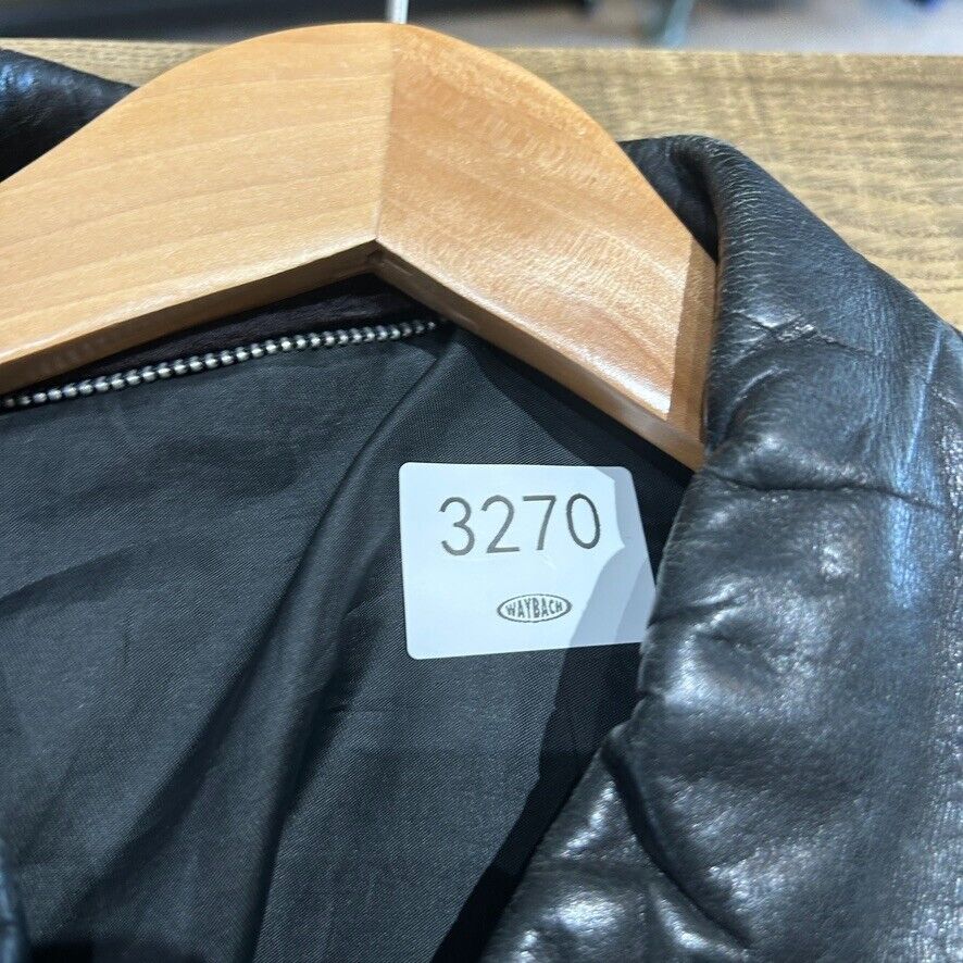 VINTAGE 70s | Schott NYC Motorcycle Leather Jacket sz M 40