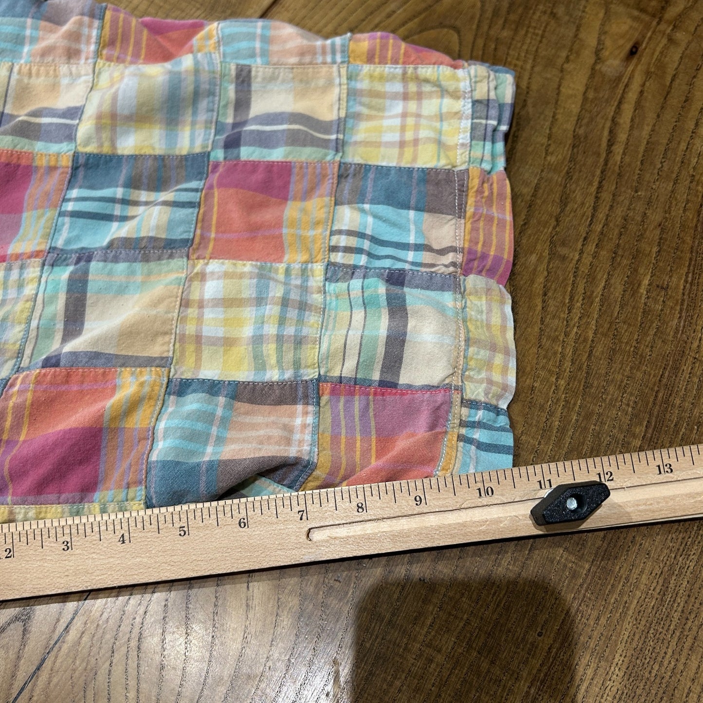 VINTAGE | J.Crew Madras Plaid Shorts sz W36