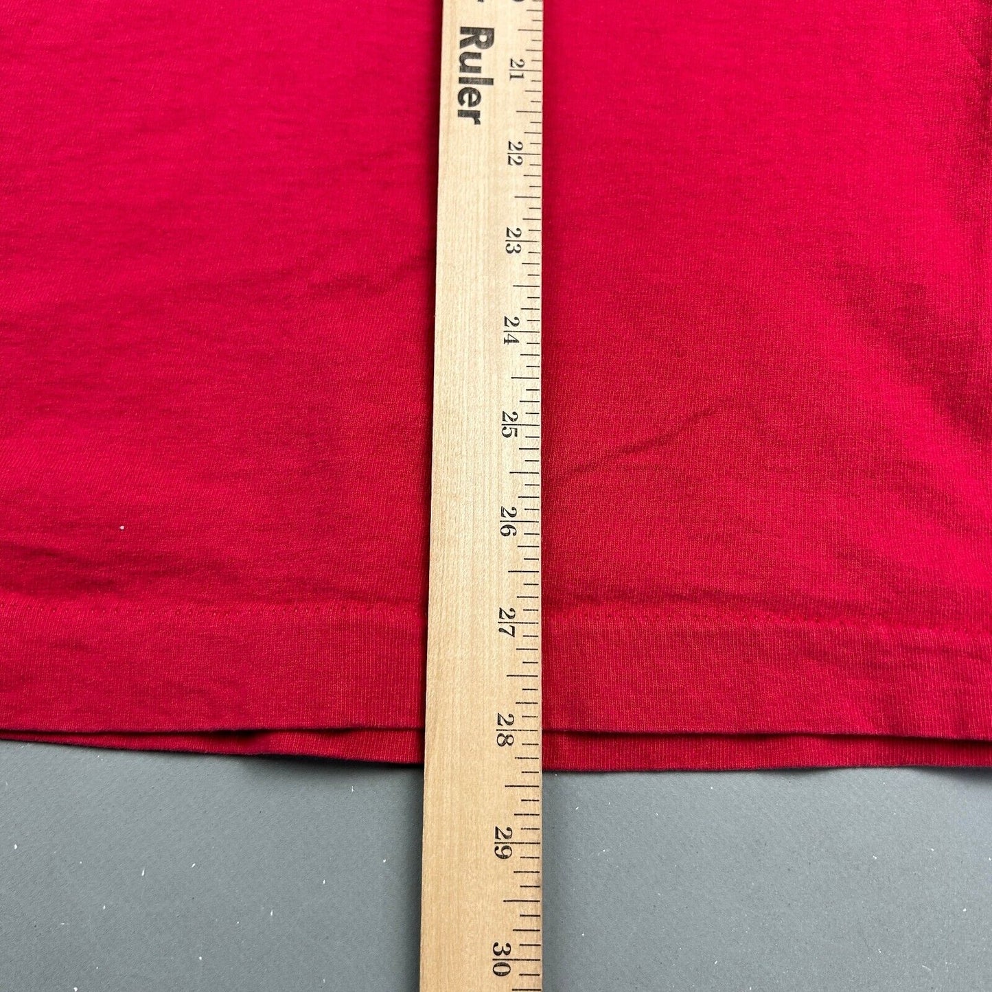 VINTAGE 90s | FOTL Blank Faded Red T-Shirt sz L Men Adult