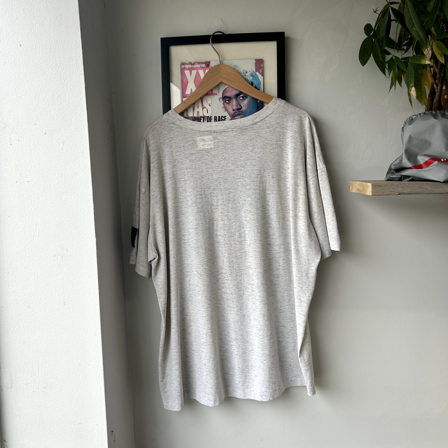 VINTAGE 1990s | J'Travaille Pour Des Pinottes Graphic T-Shirt sz XXL Adult
