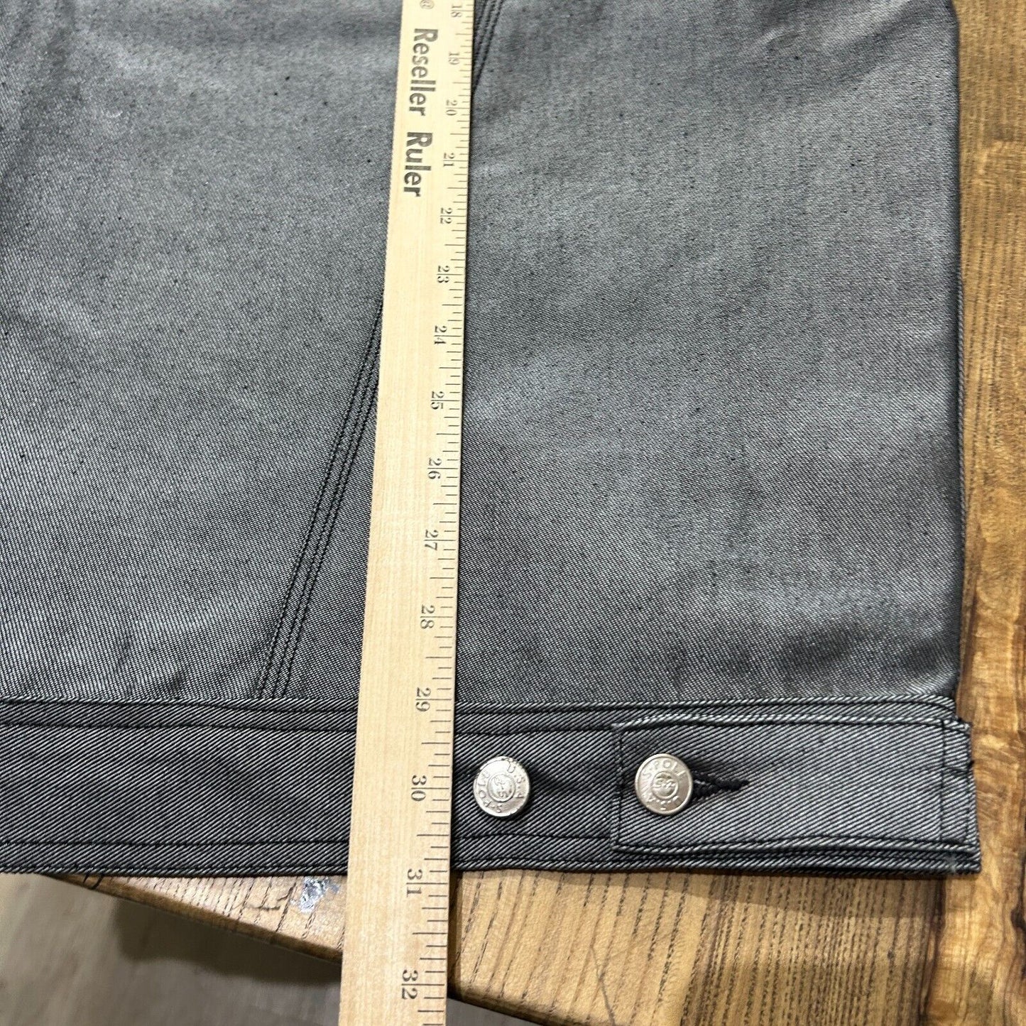 VINTAGE 90s | S-Pole Silver Denim Jacket NWT sz XXL