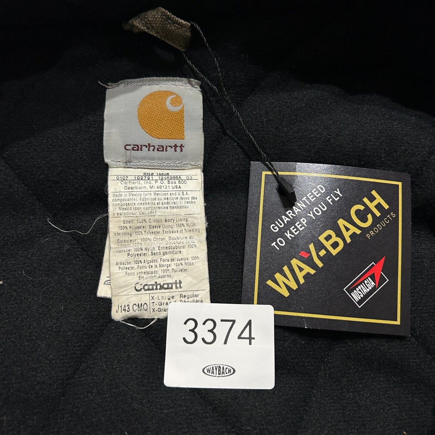 VINTAGE | Carhartt J143 CMO RealTree Hooded Jacket sz XL