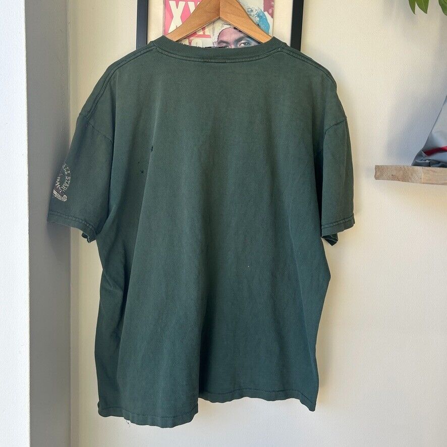 VINTAGE 90s | Converse All Star Faded Thrashed Shoe T-Shirt sz XL