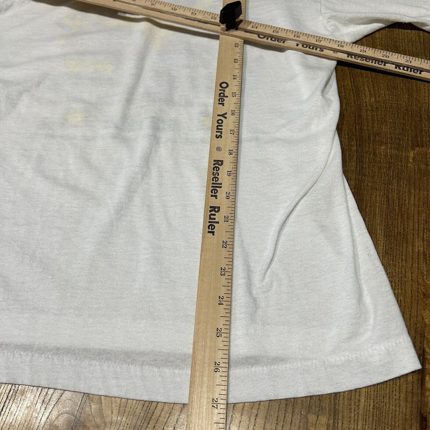 VINTAGE 1992 | Super Stampede Football White T-Shirt sz M Adult