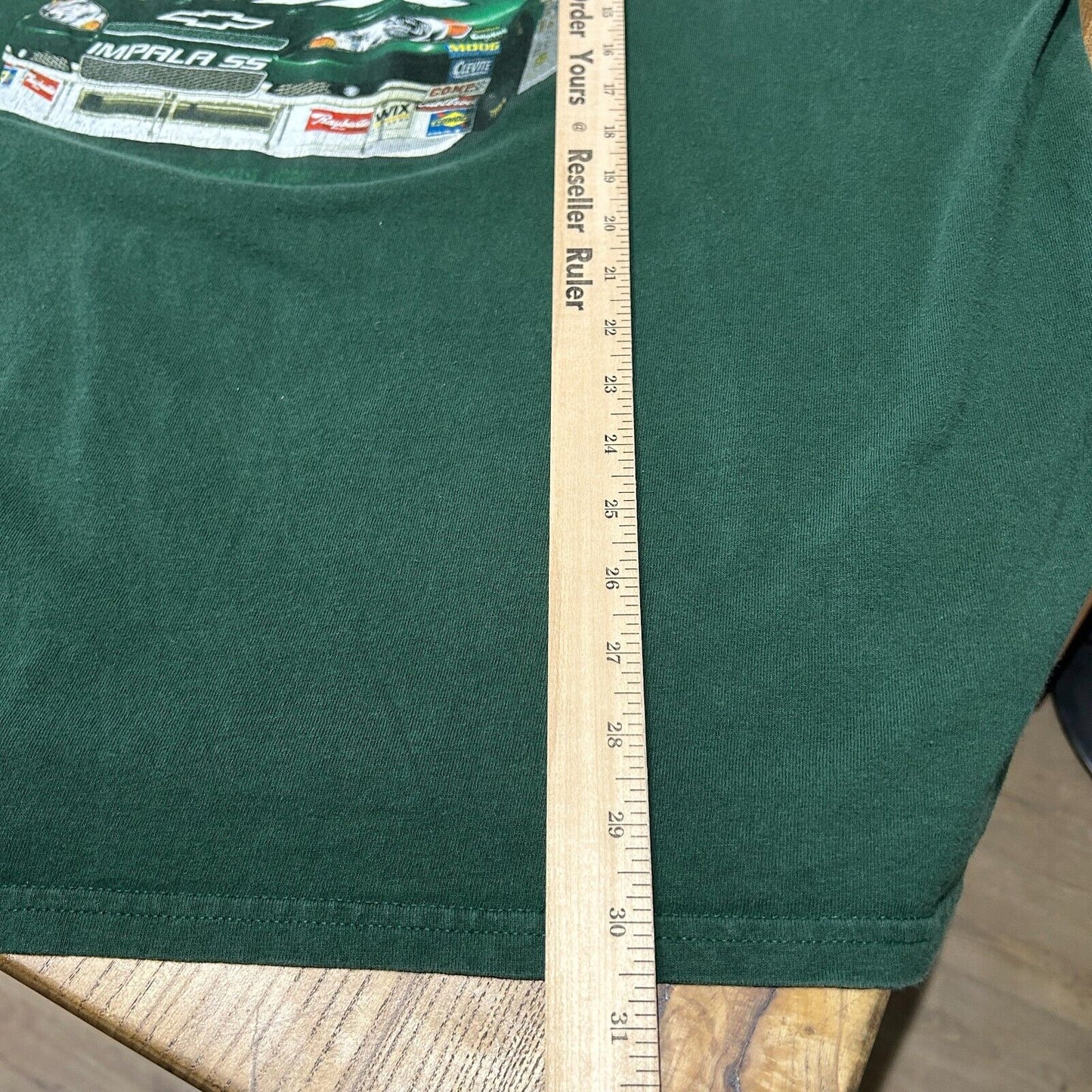 VINTAGE | Amp Energy Racing Dale Jr #88 Green Long Sleeve T-Shirt sz XXL Adult