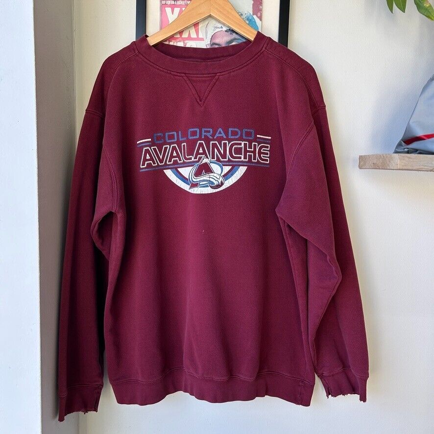VINTAGE | Colorado Avalanche NHL Hockey Crew Sweater sz L