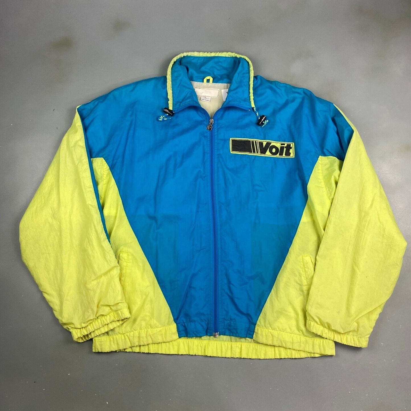 VINTAGE 80s VOIT Tennis Retro Windbreaker Jacket sz XL Adult