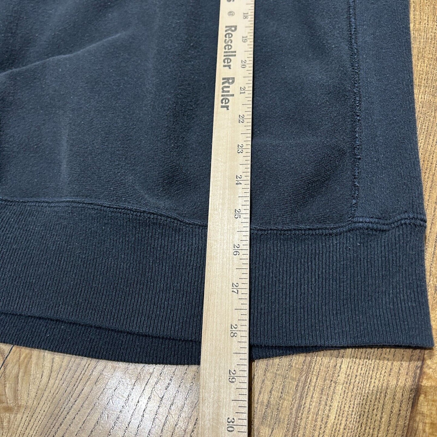 VINTAGE 90s | Blank Faded Black Heavyweight Crew Sweater sz XL