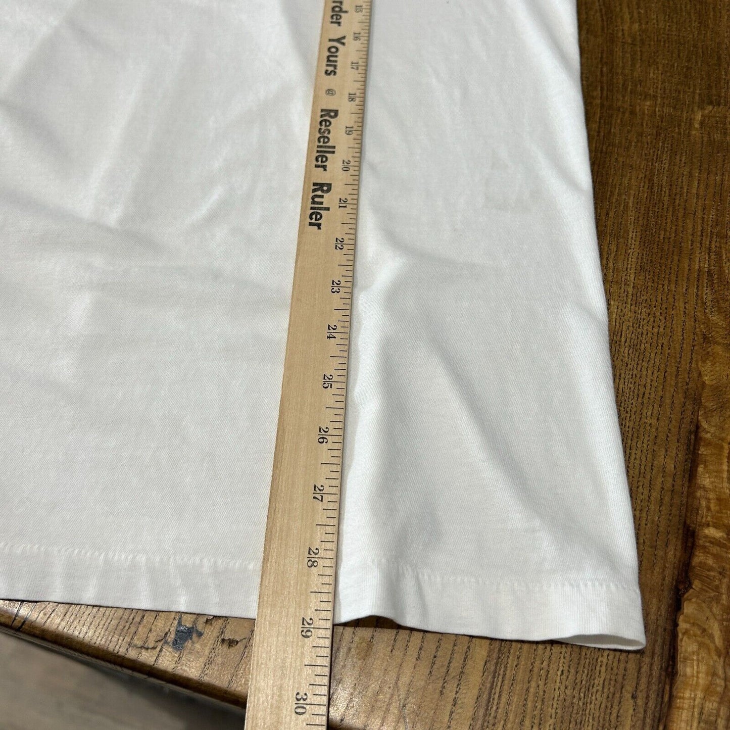 VINTAGE 90s | Blank White Paper Thin T-Shirt sz L