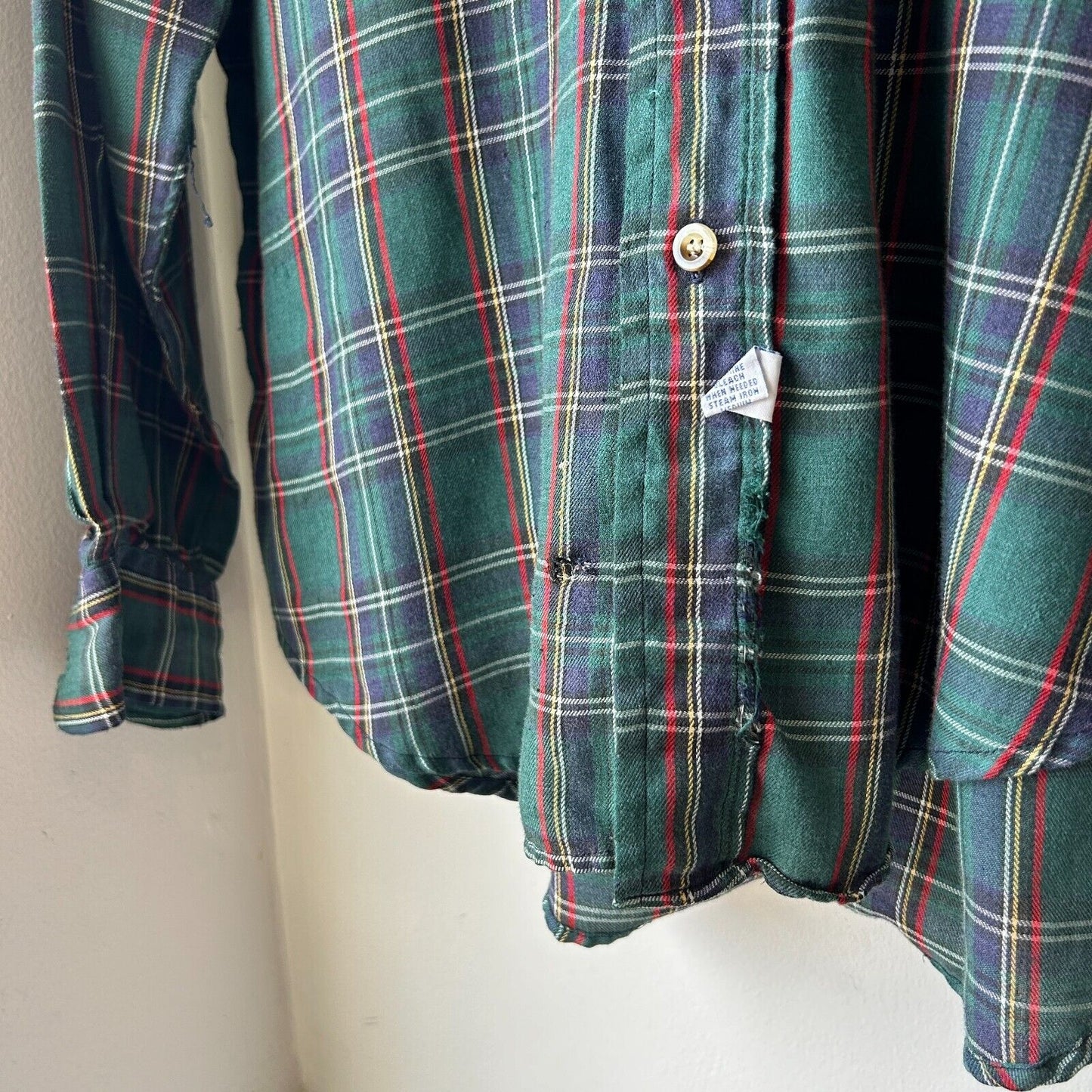 VINTAGE 90s | Ralph Lauren Polo Golf Plaid Button Down Shirt sz L