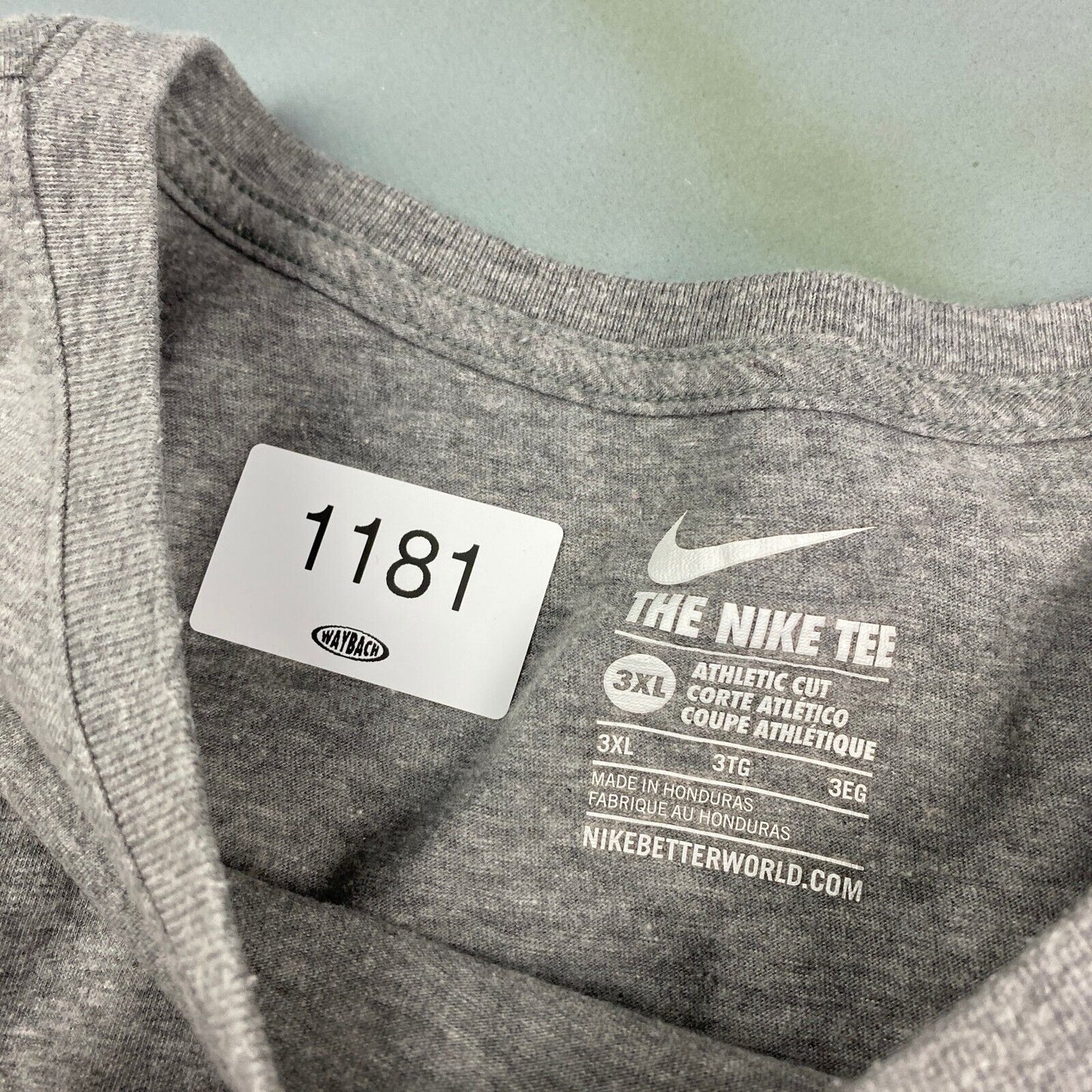 NIKE Air Max Illustration Sneaker Grey T-Shirt sz 3XL Adult