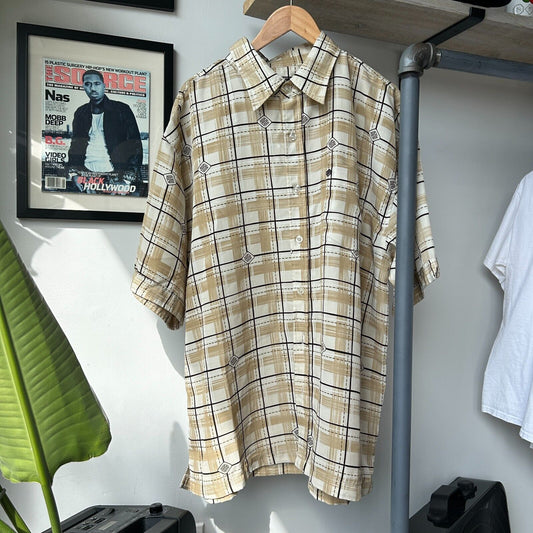 VINTAGE | Mecca Short Sleeve Button Down Shirt sz XXL
