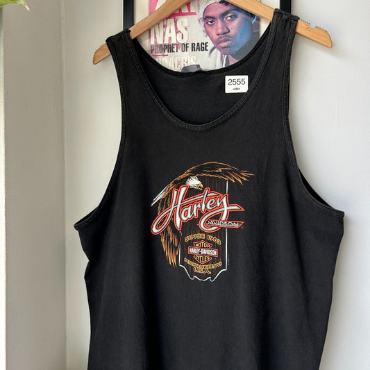 VINTAGE 90s | Harley Davidson Motorcycles Milwaukee Tank Shirt sz M-L