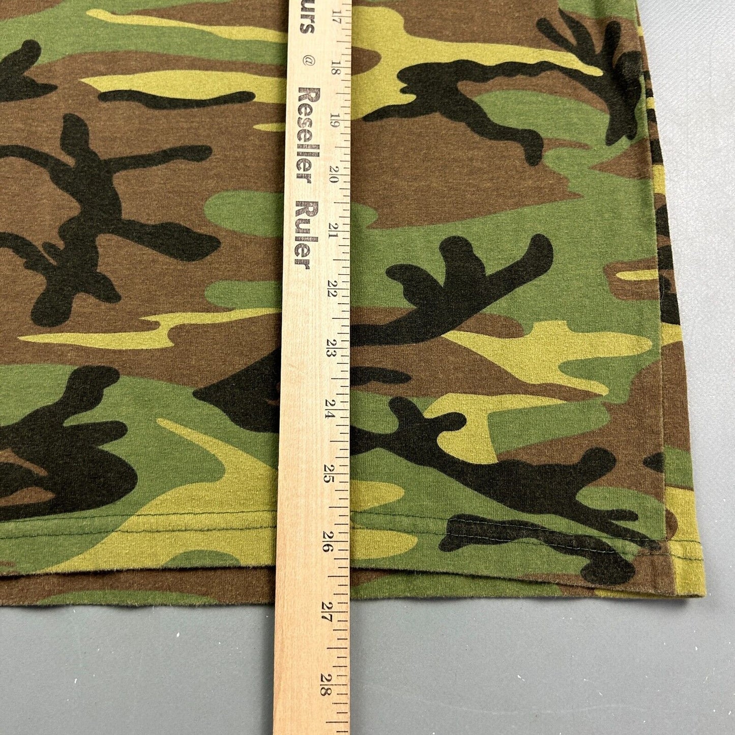 VINTAGE | Military Army Camo Long Sleeve T-Shirt sz M Adult