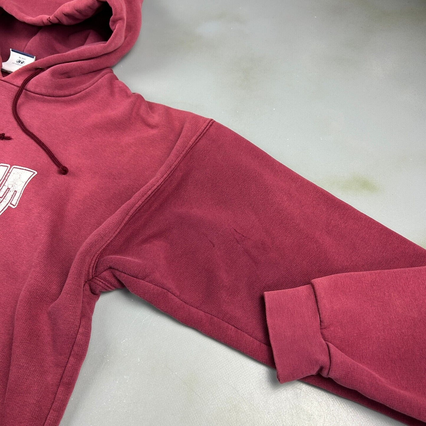 VINTAGE 90s Tremont Faded Red Hoodie Sweater sz Large Mens