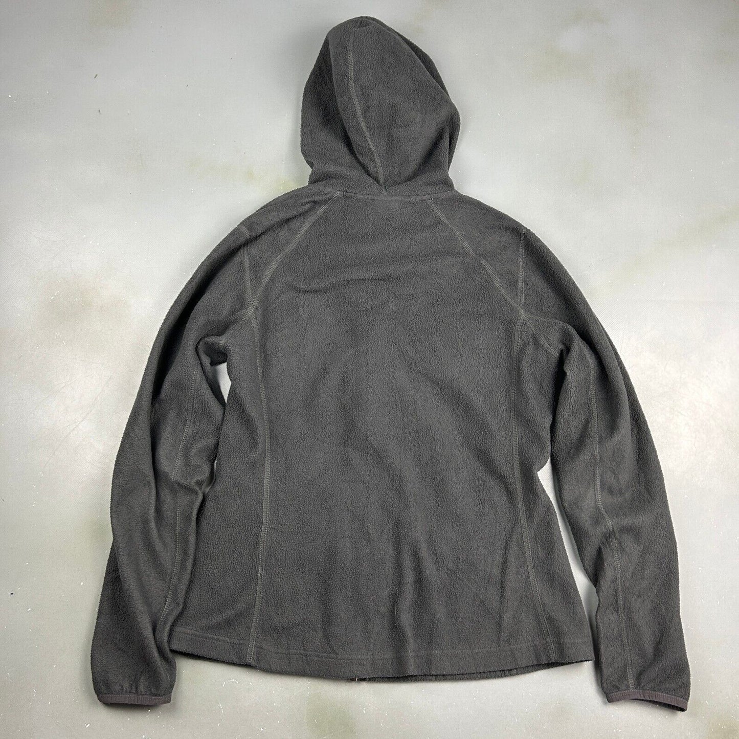 VINTAGE The North Face Grey Hooded Tech Fleece Sweater sz Medium Womens Adult
