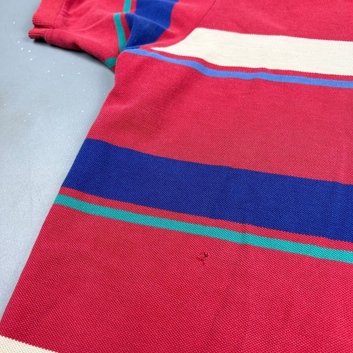 VINTAGE 90s Ralph Lauren Striped Polo Shirt sz XL Adult