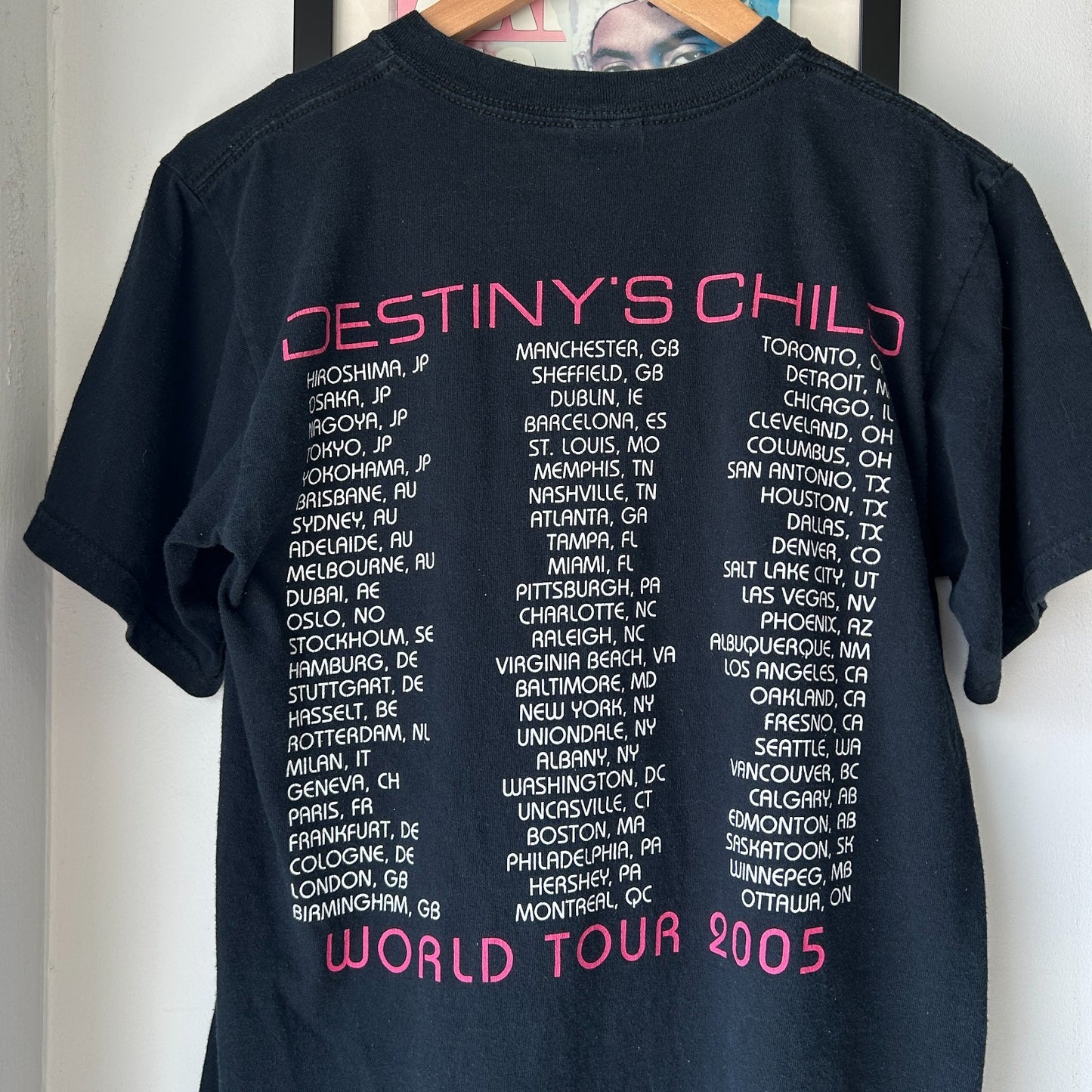 VINTAGE Y2K | Destiny's Child Destiny Fulfilled World Tour Band T-Shirt sz S