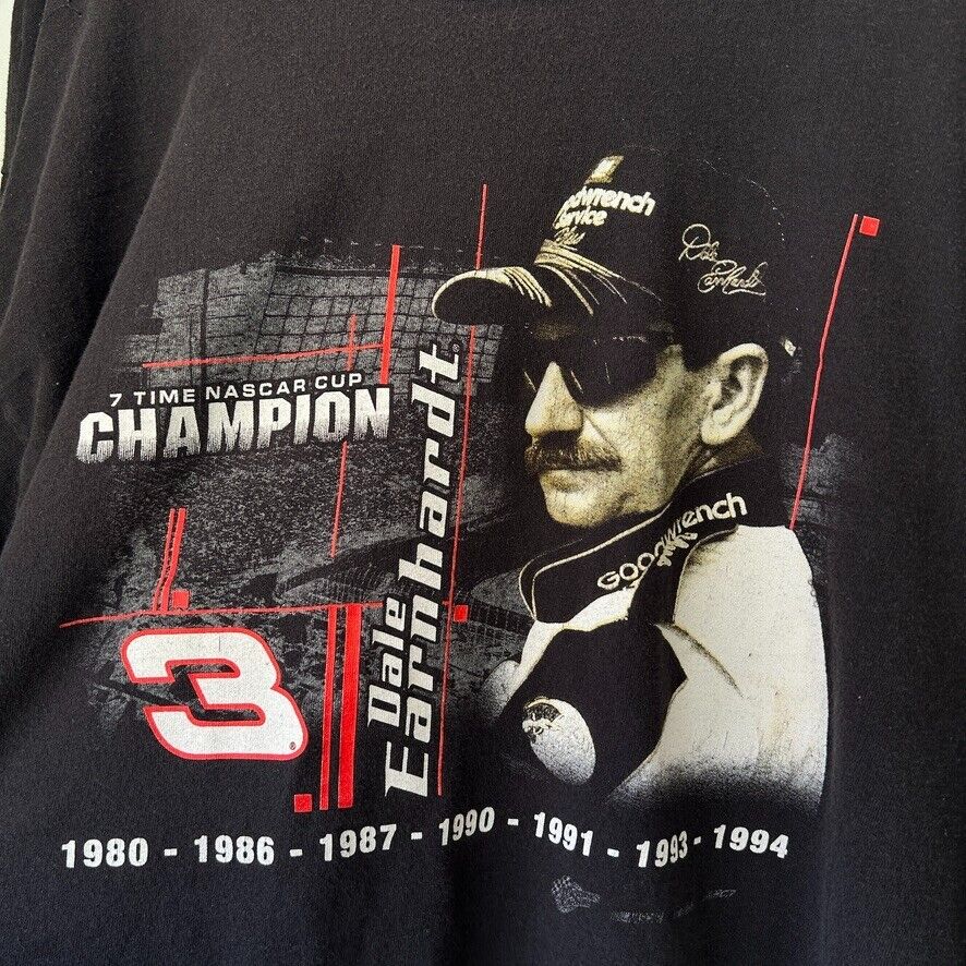 VINTAGE 90s | Dale Earnhardt Nascar Cup Racing Long Sleeve T-Shirt sz XXL