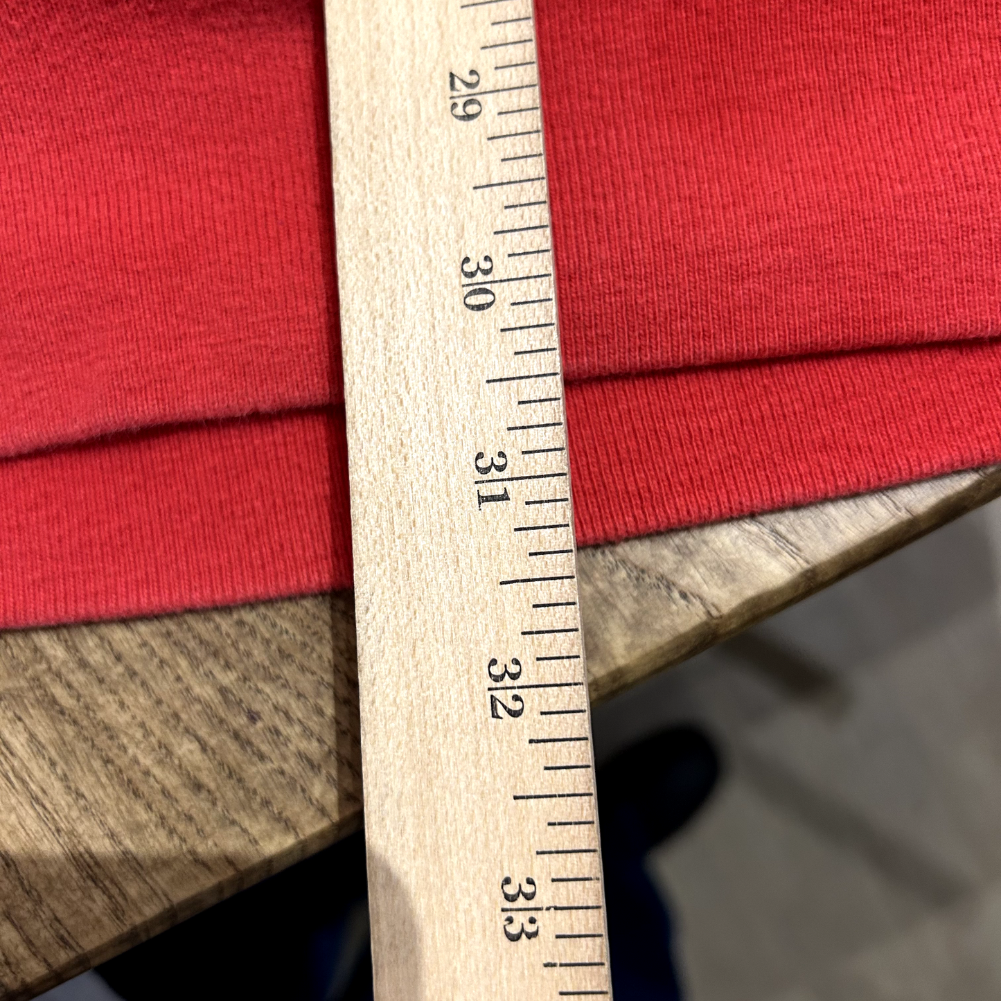 VINTAGE 1990s | Sand Knit MacGregor Heavy Weight Red Blank Crewneck Sz XXL