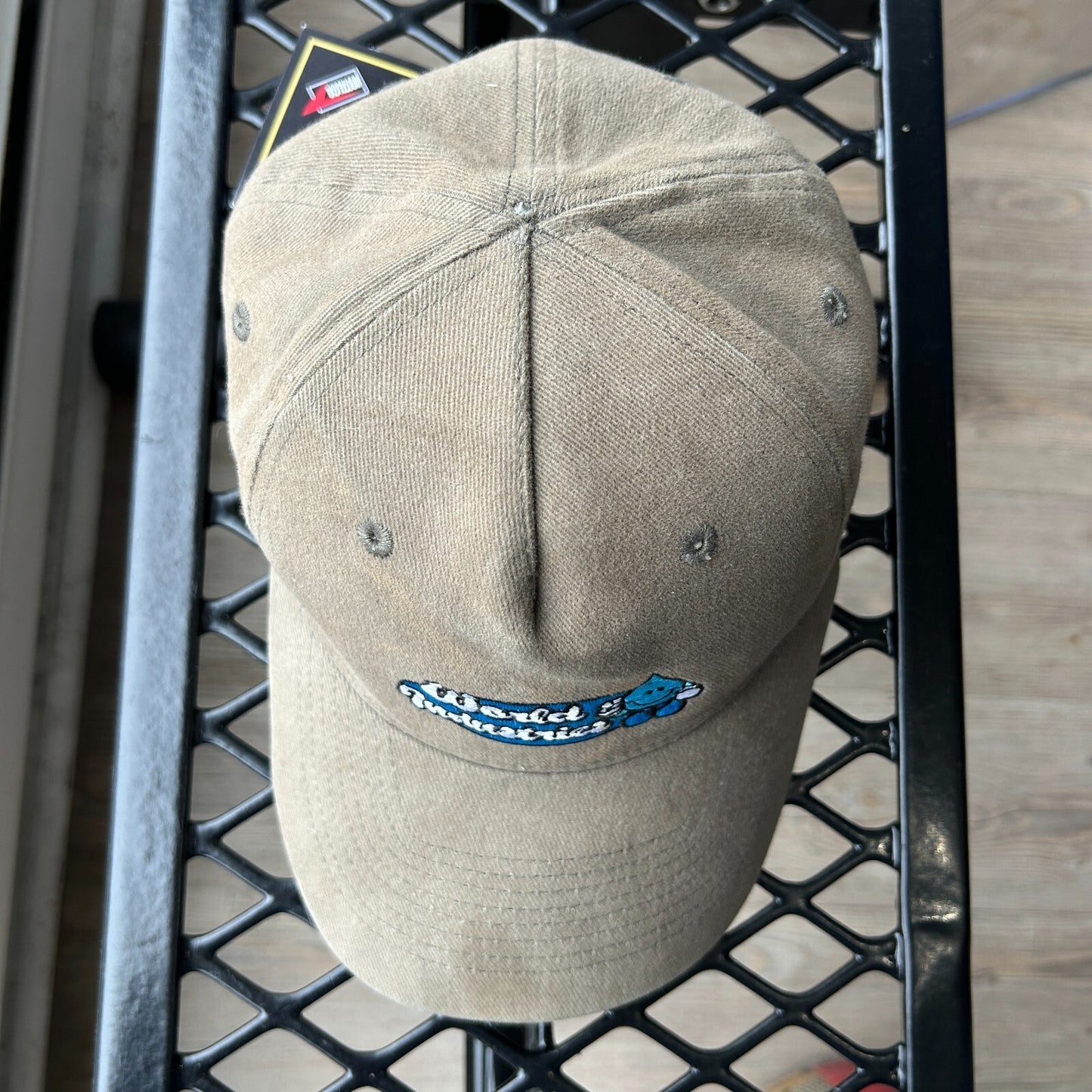 VINTAGE | World Industries Wet Willy Olive Flex Fit Hat sz S-M