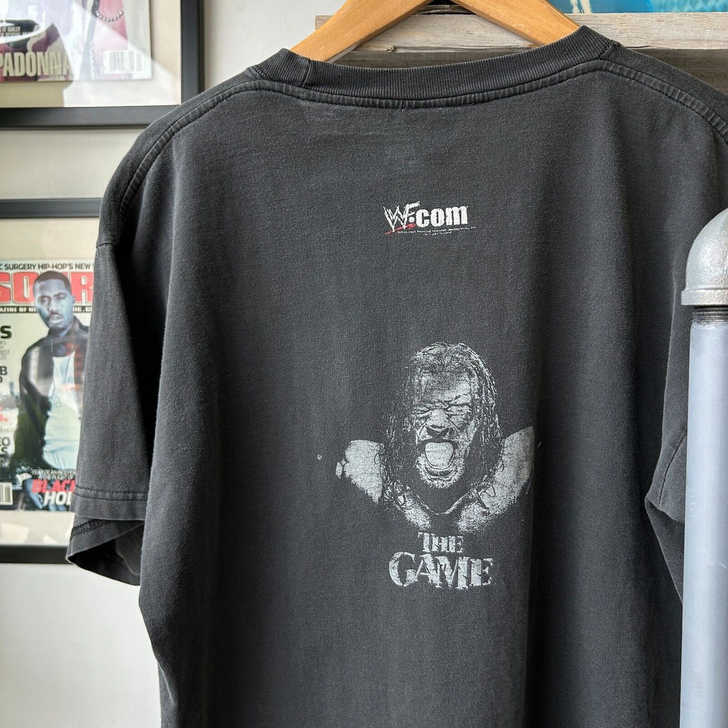 VINTAGE 2001 | WWF TRIPLE H The Game Wrestling T-Shirt sz L Adult