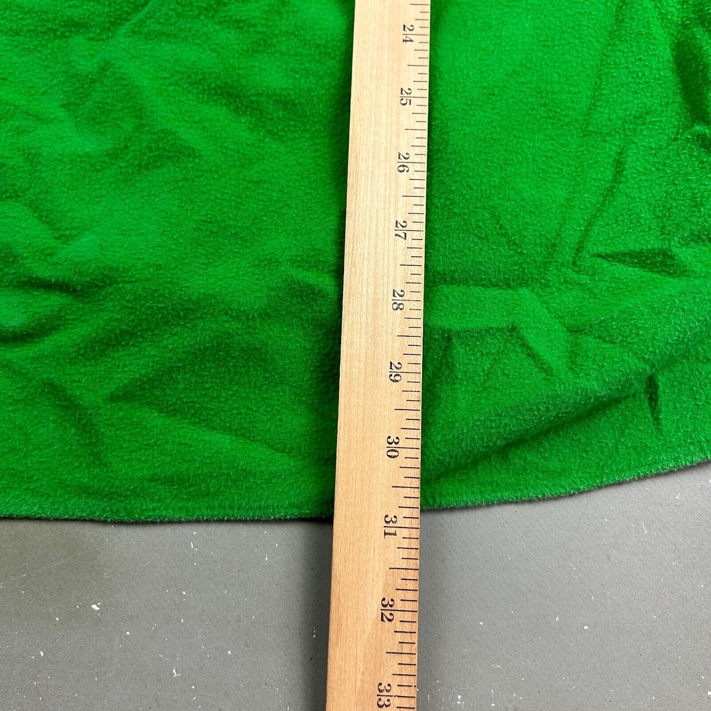 VINTAGE 90s Blank Green Chamois Cloth Button Up Shirt sz Large Adult