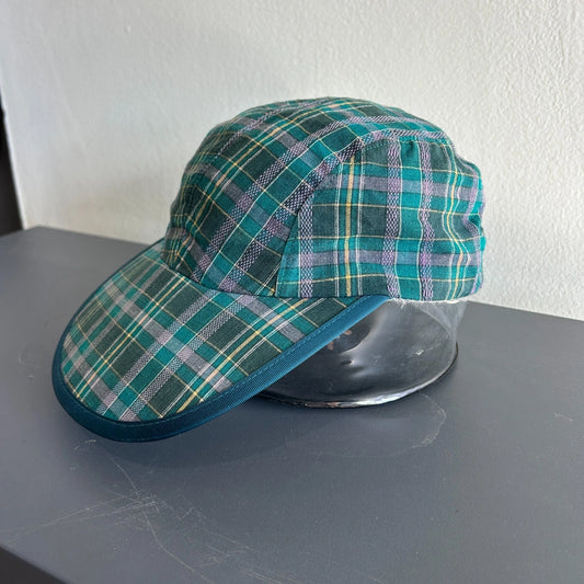 VINTAGE | Patagonia Plaid 4 Panel Duck Bill Cap Hat sz M