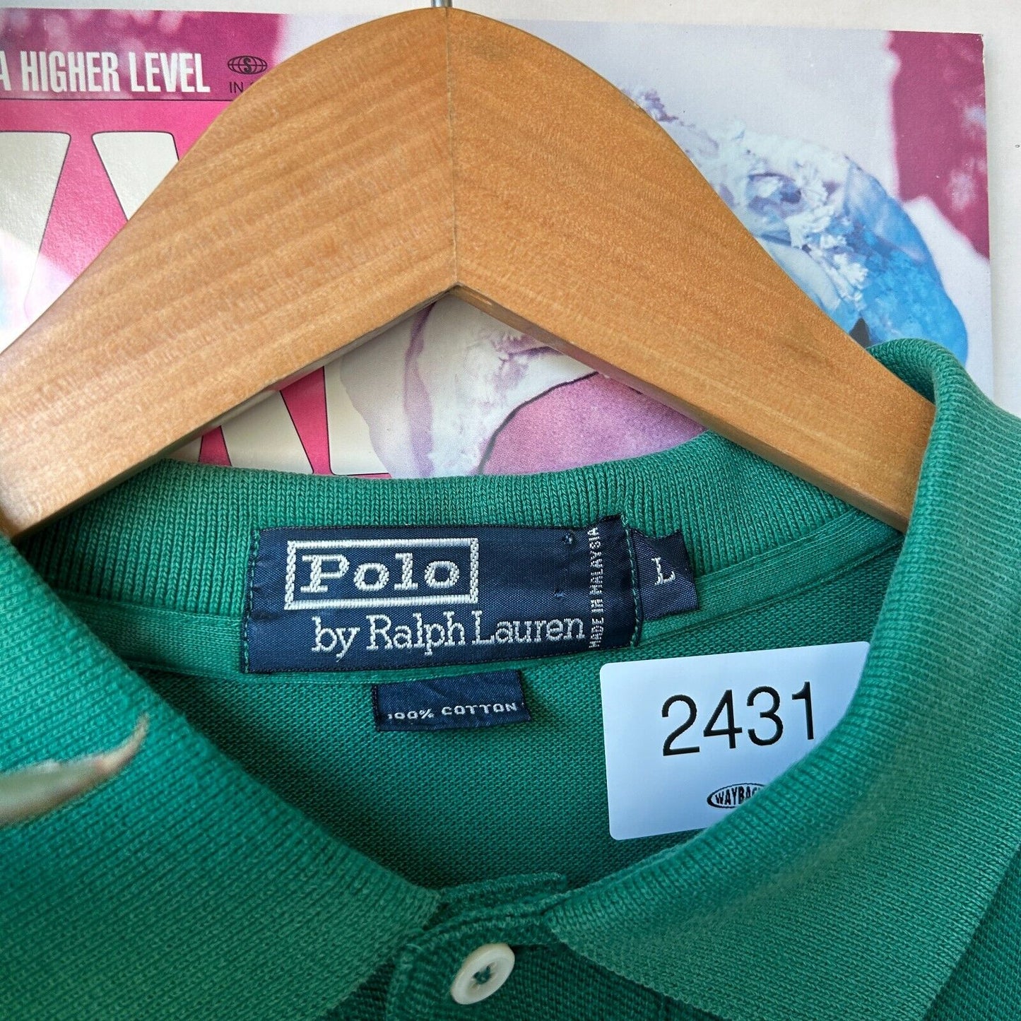 VINTAGE | Ralph Lauren Sm Pony Polo Shirt sz L Adult