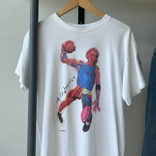 VINTAGE 90s | Nike Hoop Heros Air Jordan T-Shirt sz S-M