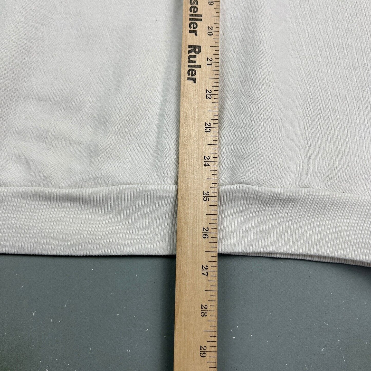 VINTAGE 80s Georgetown University White Crewneck Sweater sz Large Adult