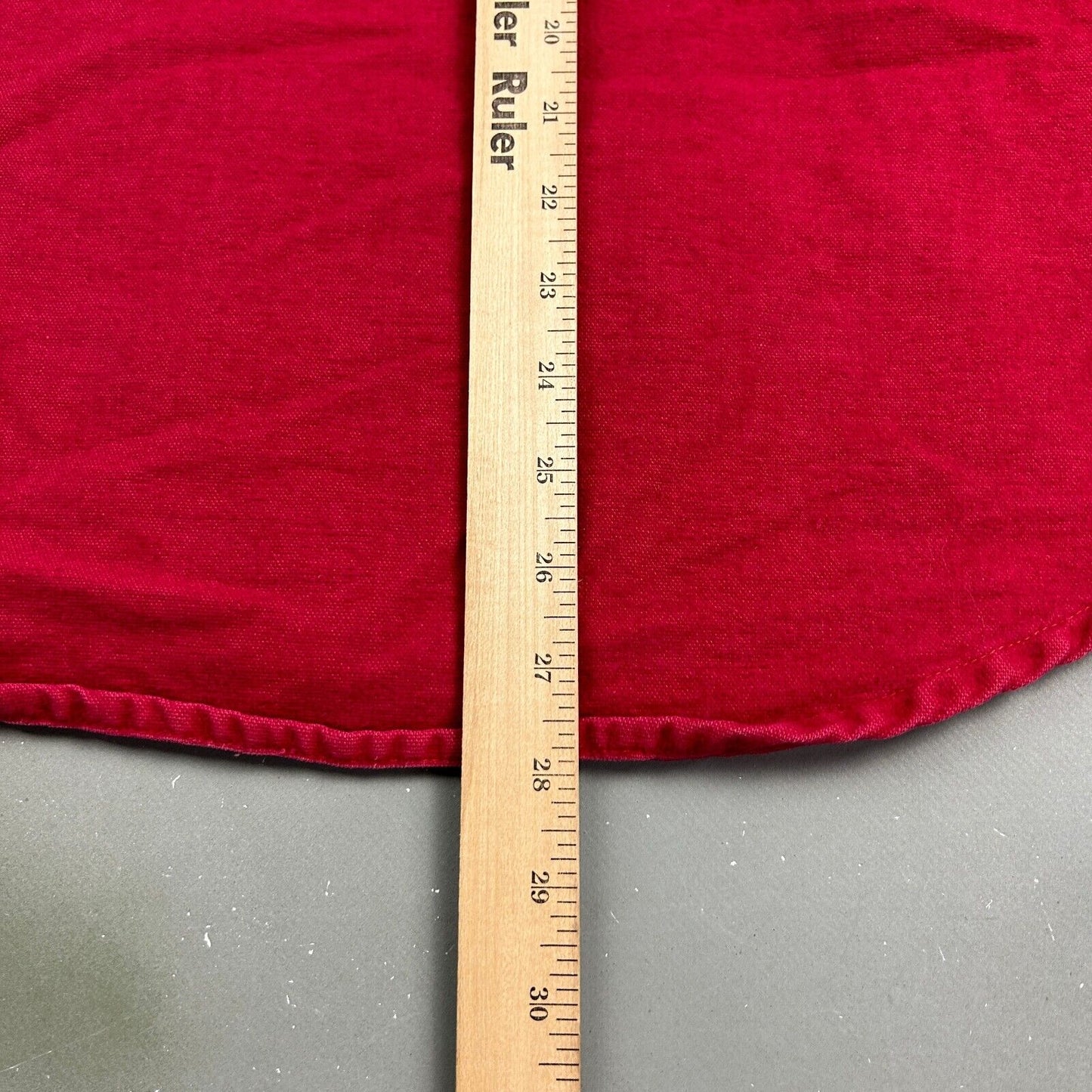 VINTAGE 90s Five Brother Red Chamois Cloth Button Up Shirt sz Large Adult