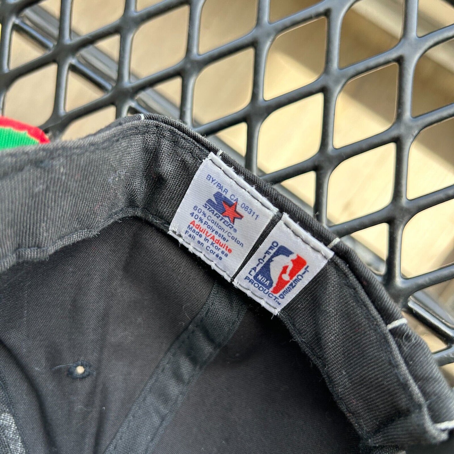 VINTAGE 90s | Chicago Bulls Pinstripe STARTER Snapback HAT One Size
