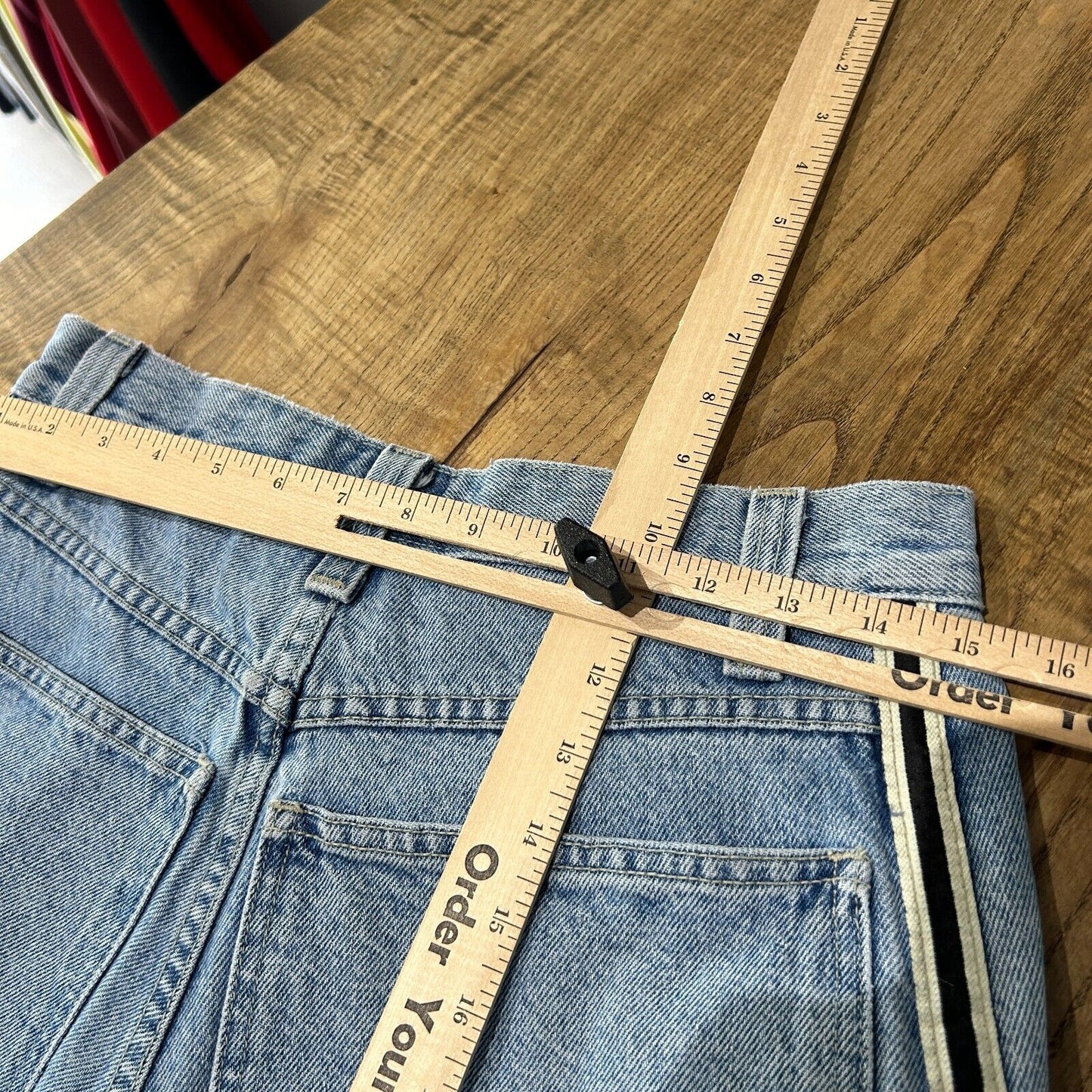 VINTAGE 90s | Skunk JNCO Jeans Baggy Denim Shorts sz W30