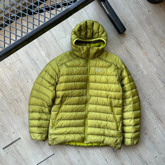 ARC'TERYX | Green Cerium LT Hoody Down Jacket sz L