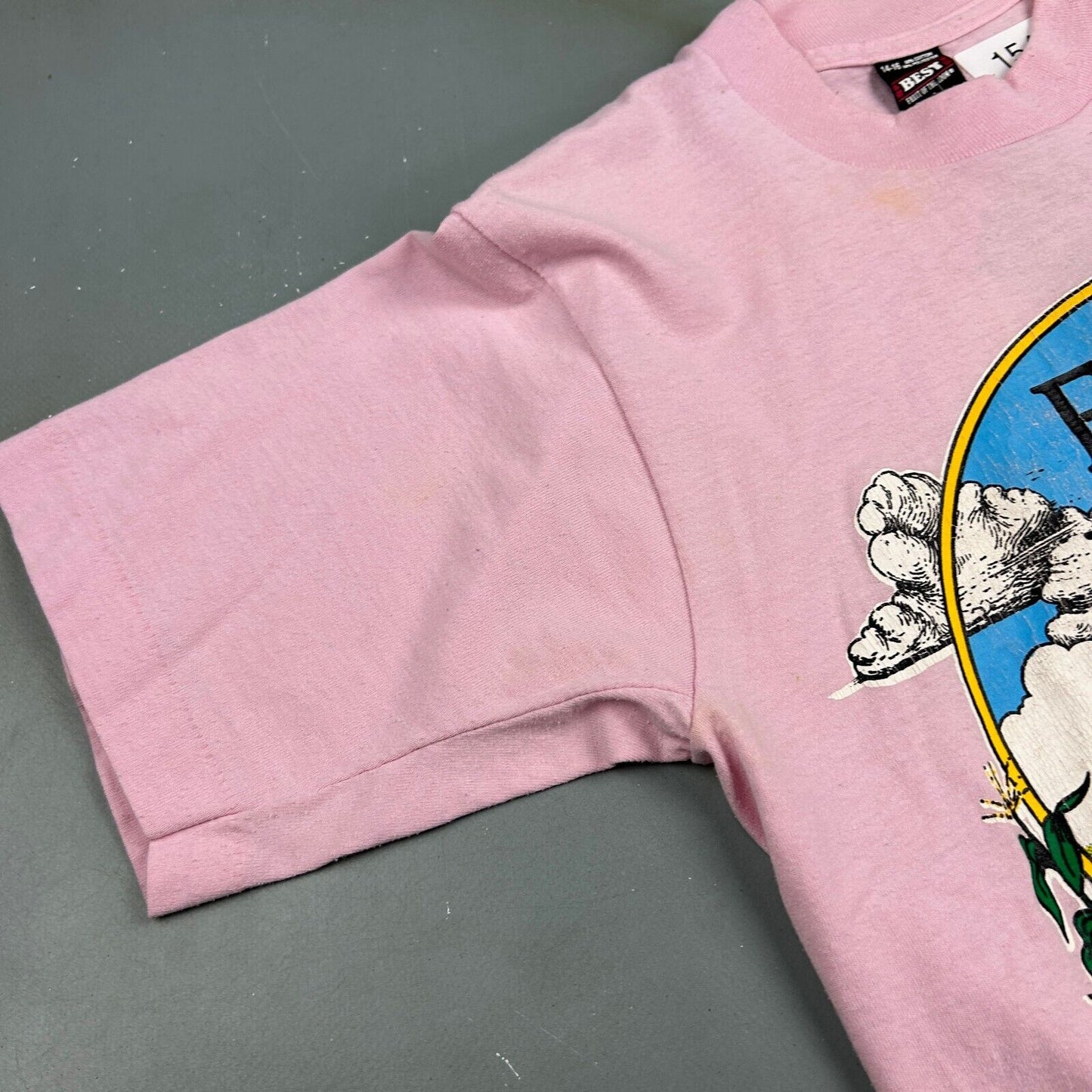 VINTAGE 90s | Field Of Dreams Iowa Pink T-Shirt sz XS Men Adult