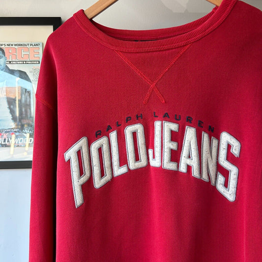 VINTAGE | Ralph Lauren Polo Jeans Crew Sweater sz XL