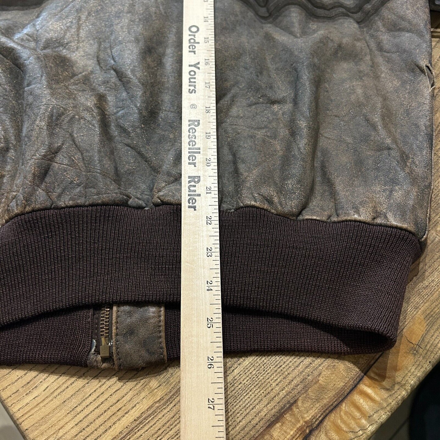 VINTAGE | Banana Republic A2 Flight Leather Bomber Jacket sz 44 M/L