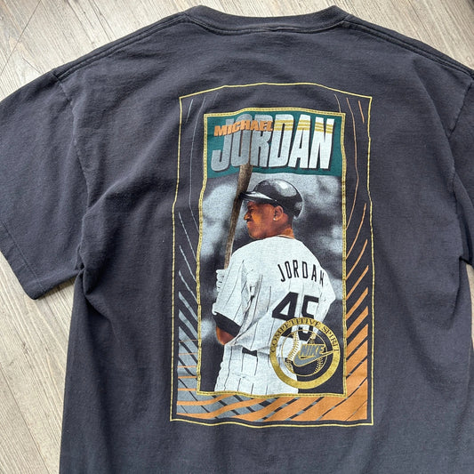 VINTAGE 90s | Michael Jordan Competitive Spirit NIKE T-Shirt sz XL